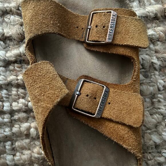 Birkenstock Arizona Suede Sandals – Brown Tobacco – Men’s 13 / EU 46 - Picture 4 of 10